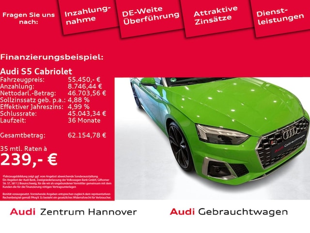Audi S5 Cabriolet Quattro
