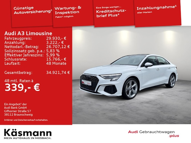 Audi A3 35 TFSI S-Line Sedan