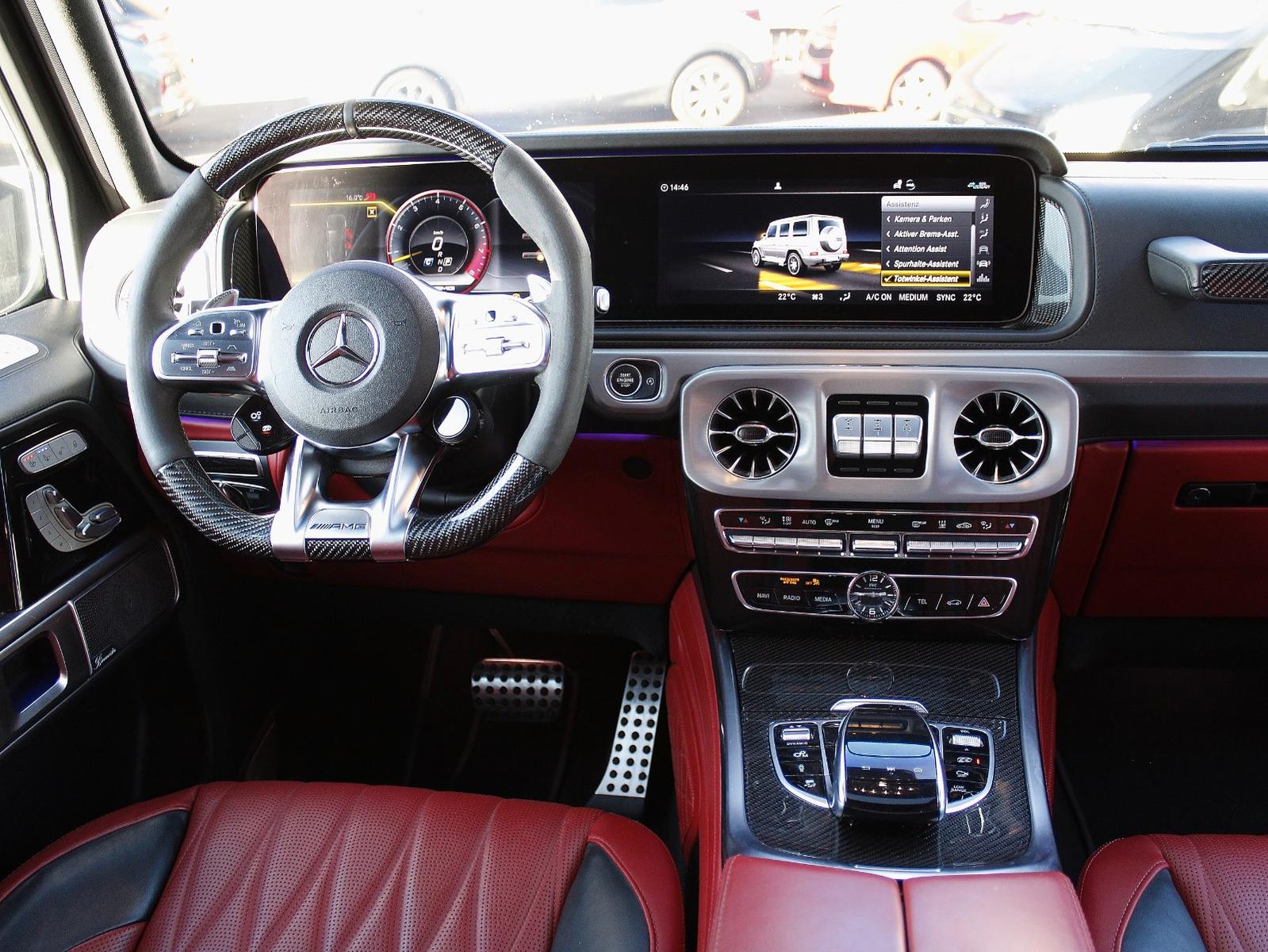 Mercedes-Benz AMG G G63 AMG VOLL *CARBON*LEDER-ROT*TV-FOND*STANDHZG*