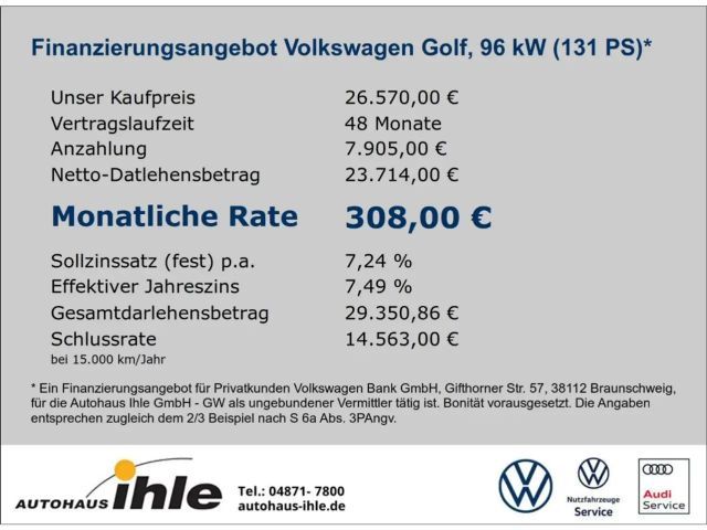 Volkswagen Golf DSG Golf VIII IQ.Drive Style