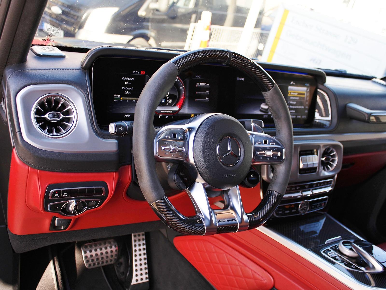Mercedes-Benz AMG G G63 AMG VOLL *CARBON*LEDER-ROT*TV-FOND*STANDHZG*