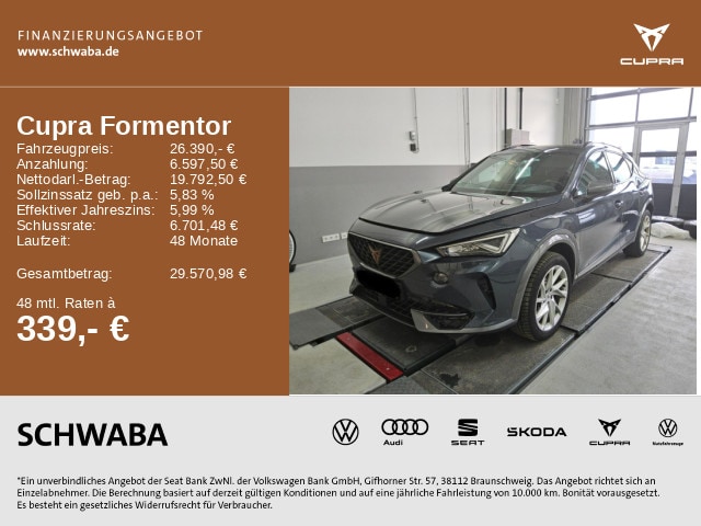 Cupra Formentor 4Drive DSG