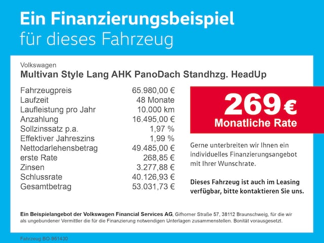 Volkswagen Multivan Lang Style