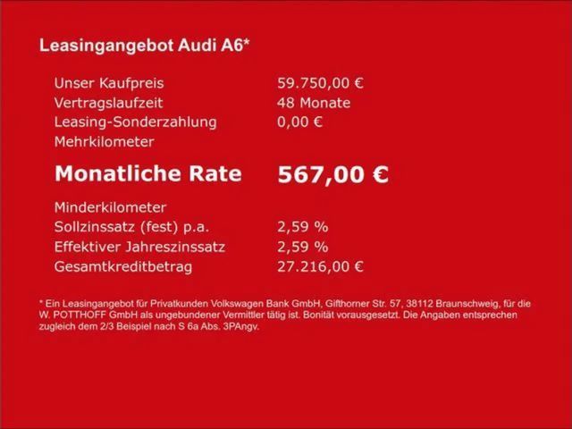 Audi A6 45 TDI Quattro S-Line