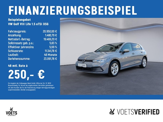 Volkswagen Golf 1.5 eTSI DSG Golf VIII Life