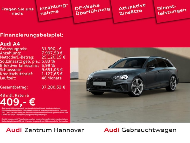 Audi A4 40 TFSI Avant Quattro S-Line S-Tronic