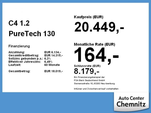 Citroën C4 PureTech Shine