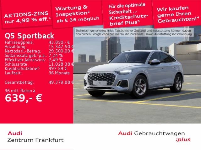 Audi Q5 40 TFSI Quattro S-Tronic Sportback