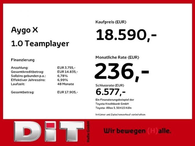 Toyota Aygo X 1.0 VVT-i Hatchback