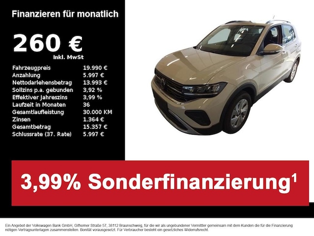 Volkswagen T-Cross 1.0 TSI Life