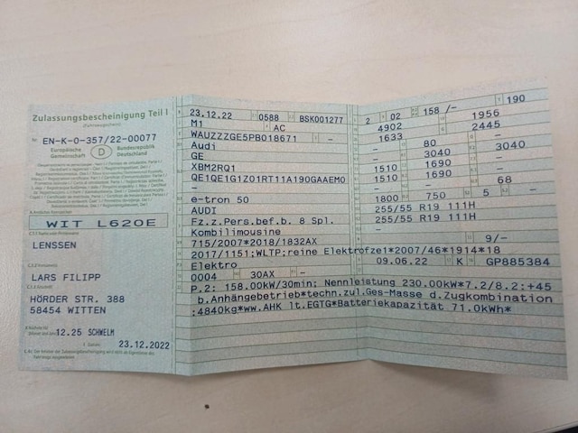 Audi e-tron 50 Quattro