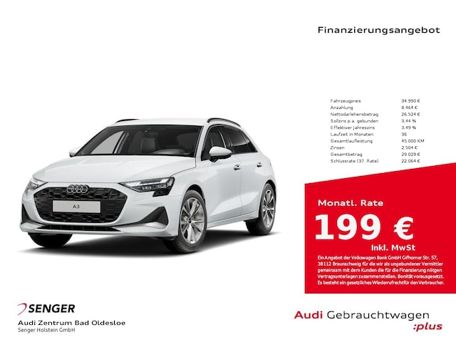 Audi A3 30 TFSI S-Tronic Sportback