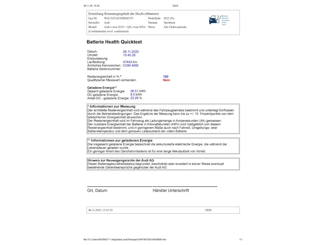 Audi e-tron 55 Quattro Sportback