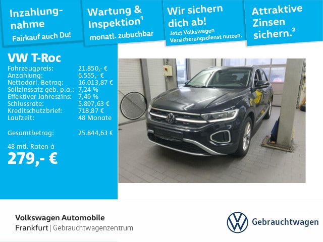 Volkswagen T-Roc 1.5 TSI DSG IQ.Drive Style
