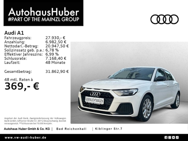 Audi A1 30 TFSI S-Tronic Sportback