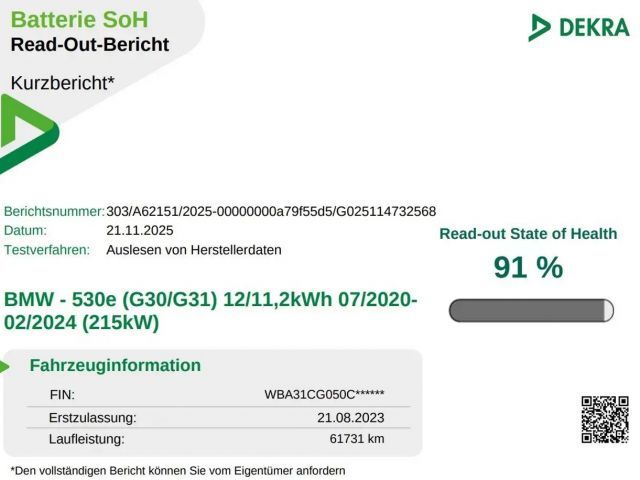 BMW 530 530e M-Sport xDrive
