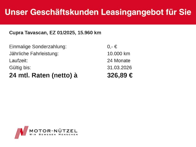 Cupra Tavascan Endurance