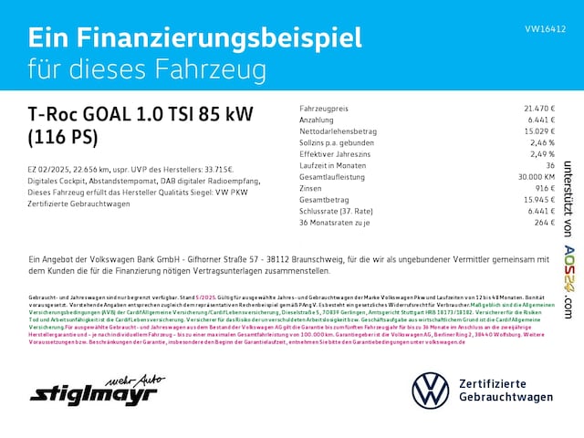 Volkswagen T-Roc 1.0 TSI