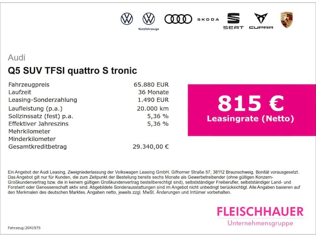 Audi Q5 Quattro S-Tronic