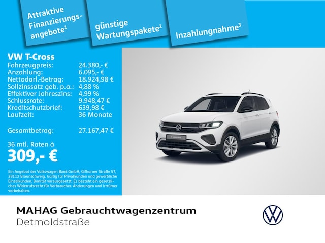 Volkswagen T-Cross 1.0 TSI DSG