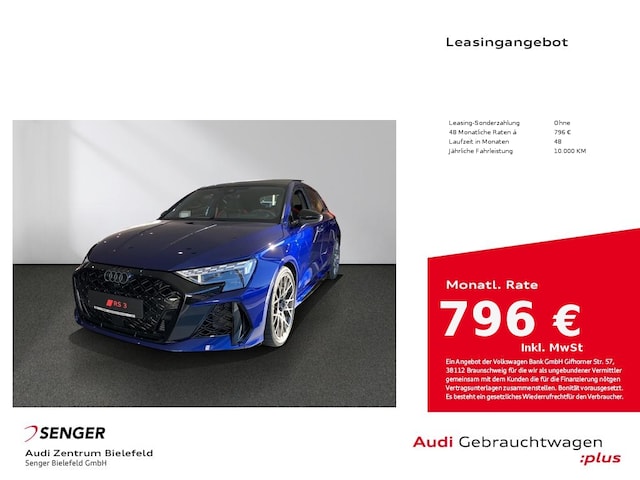 Audi RS3 Quattro S-Tronic Sportback