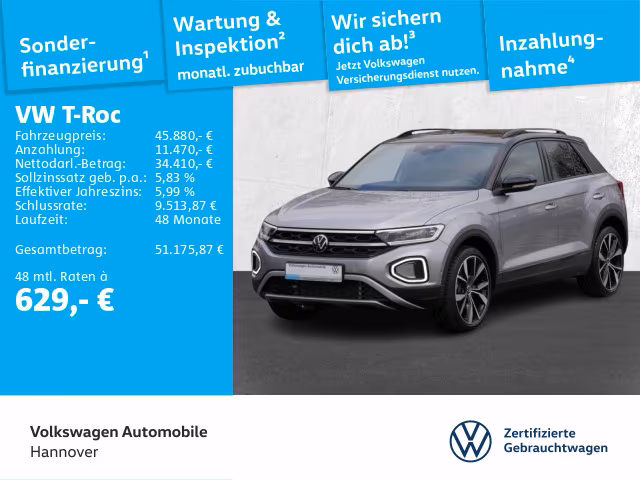Volkswagen T-Roc 2.0 TDI DSG Style