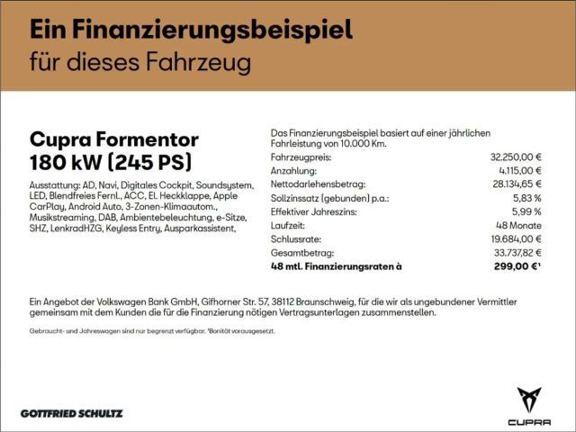 Cupra Formentor DSG VZ