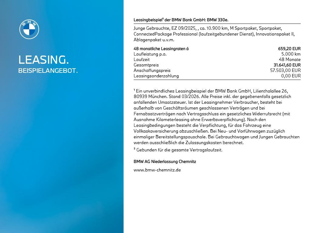 BMW 330 330e M-Sport Sedan