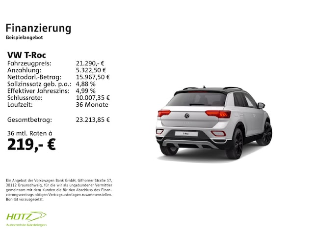 Volkswagen T-Roc 1.0 TSI Style