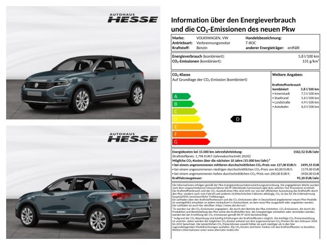 Volkswagen T-Roc 1.0 TSI