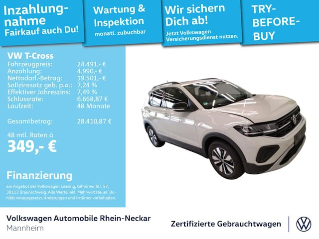 Volkswagen T-Cross 1.0 TSI DSG