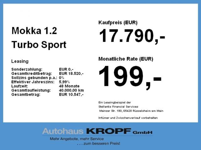 Opel Mokka 1.2 Turbo Turbo