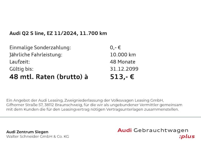 Audi Q2 35 TDI S-Line S-Tronic