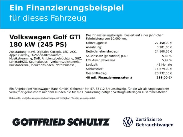 Volkswagen Golf 2.0 TSI DSG Golf VIII