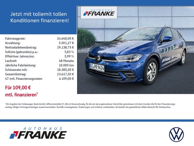 Volkswagen Polo 1.0 TSI DSG Style