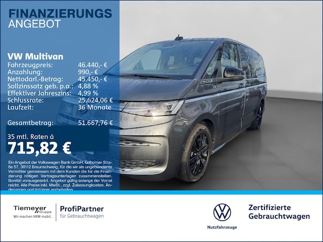 Volkswagen Multivan Lang Style T7