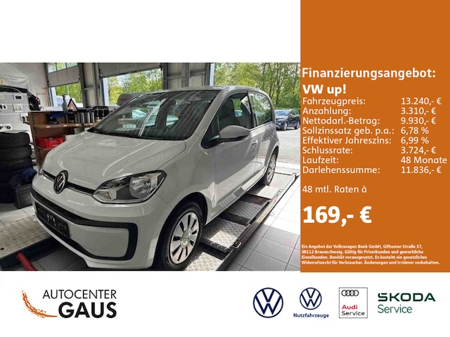 Volkswagen up! up! 1,0 l 48 kW (65 PS) 5-Gang