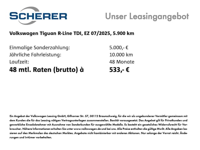 Volkswagen Tiguan R-Line