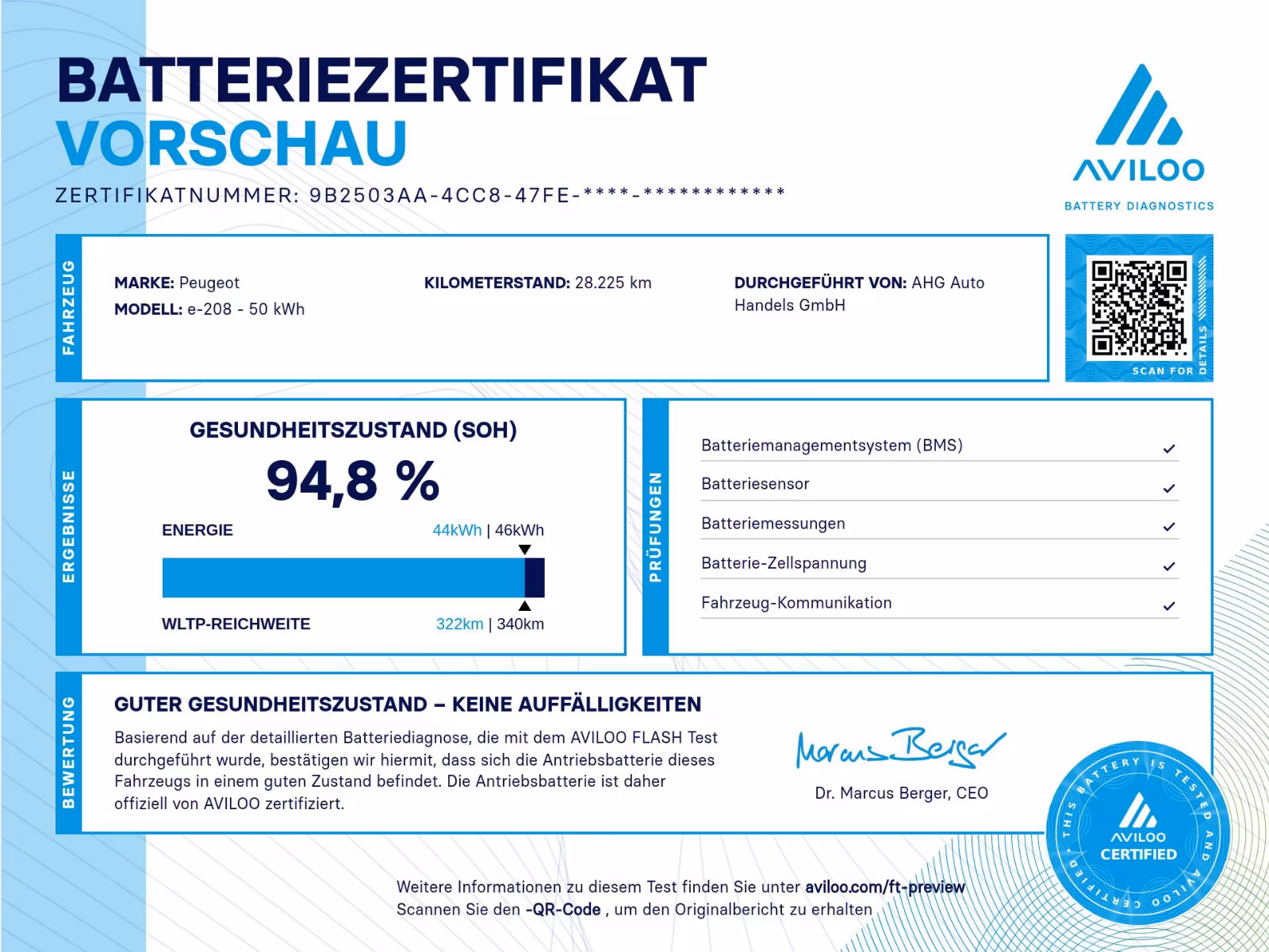 Peugeot E-208 Active Pack