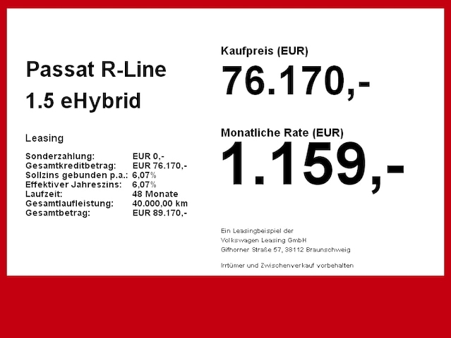 Volkswagen Passat eHybrid