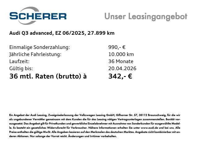 Audi Q3 35 TFSI S-Tronic