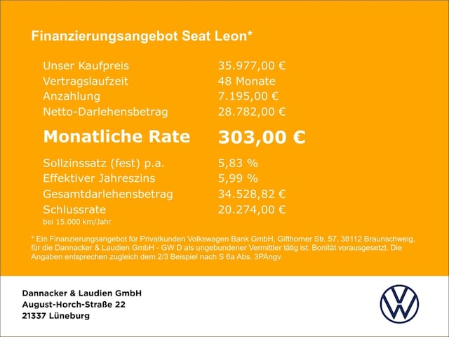 Seat Leon 1.5 eTSI Sportstourer Style