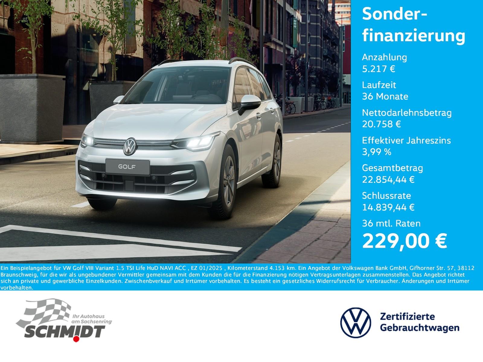 Volkswagen Golf 1.5 TSI Golf VIII Life Variant