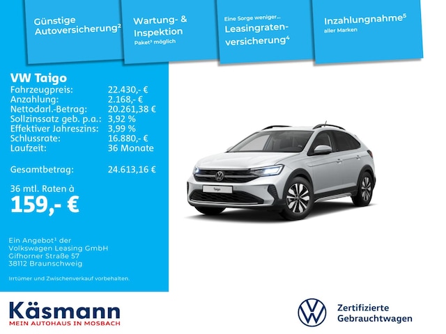Volkswagen Taigo 1.0 TSI DSG Move