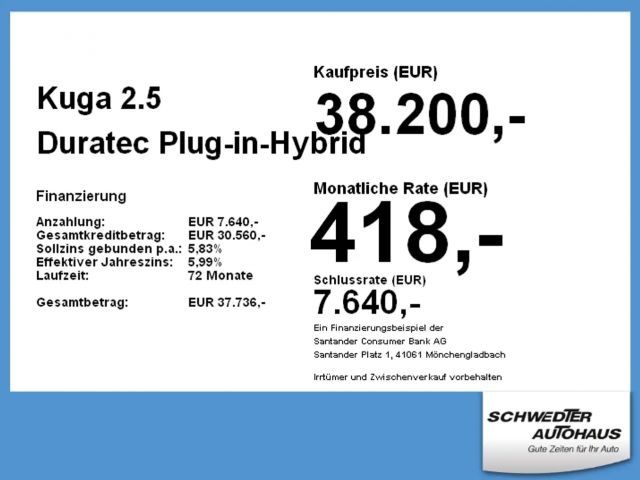 Ford Kuga Active Hybrid Plug in Hybrid