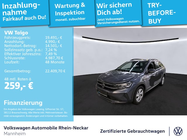 Volkswagen Taigo 1.0 TSI Life