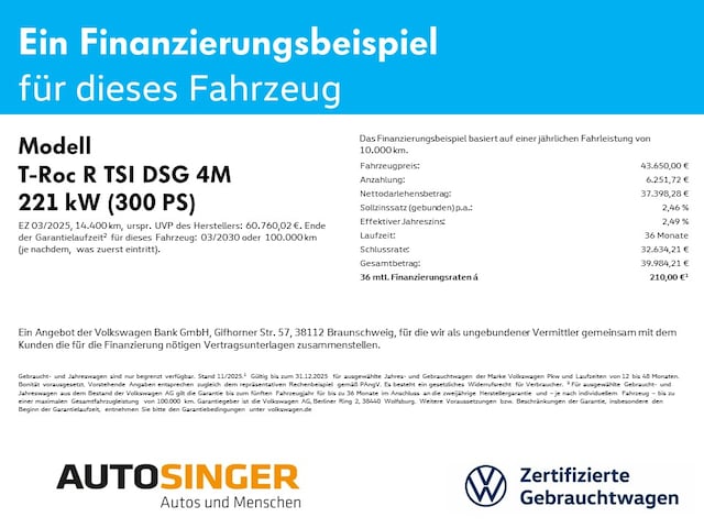 Volkswagen T-Roc DSG IQ.Drive