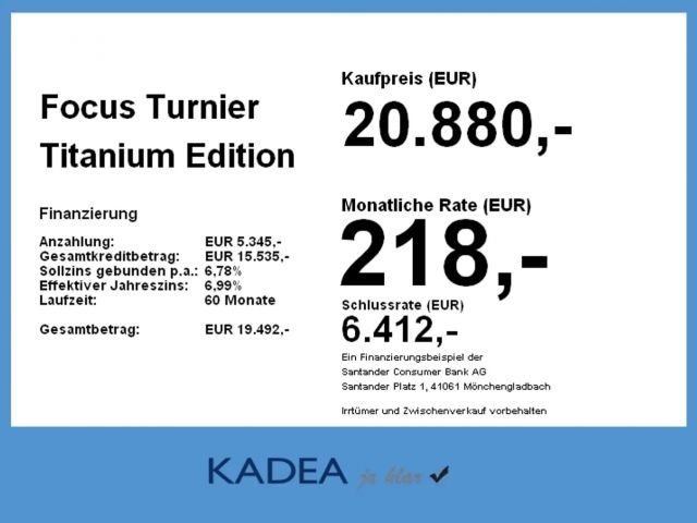 Ford Focus Titanium Wagon