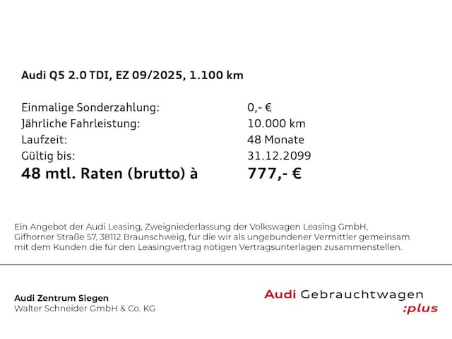 Audi Q5 Quattro S-Tronic
