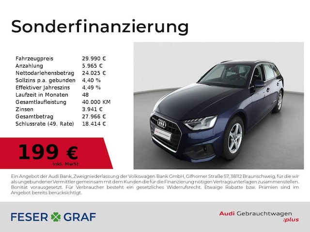Audi A4 35 TDI Avant S-Tronic